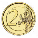 Allemagne 2016 - 2 euro Sachsen dorée or fin 24 carats