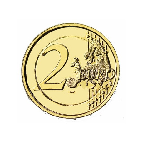Espagne 2016 - 2 euro commémorative dorée à l'or fin 24 carats  SEGOVIA 