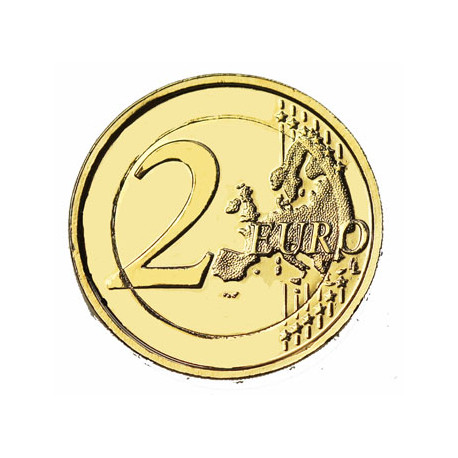 Allemagne 2009 10 ans - 2 euro dorée à l'or fin 24 carats