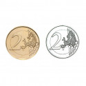 2 euros Finlande 2015 Drapeau+dorée+argentée