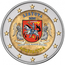 Lituanie 2020 Aukstaitija - 2 euro commémorative en couleur