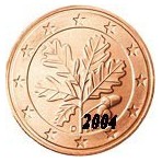 Allemagne 5 Cents  2004 Atelier G