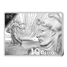 FRANCE 2022- 10€ Semeuse Argent -20 ans de l'euro