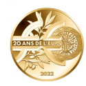 FRANCE 2022- 5€ Semeuse Or -20 ans de l'euro