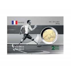 France 2021 Jeux Olympiques 2024 - Athlétisme - Carte commémorative