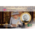 United Kingdom Reine Elisabeth - Carte commémorative