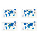 Paris série complète - Carte commémorative