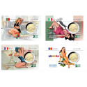 Pin Up série complète - Carte commémorative