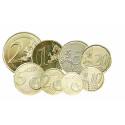 Série euros complète Irlande - dorée OR