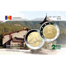 Andorre 2019 600 ans - Carte commémorative