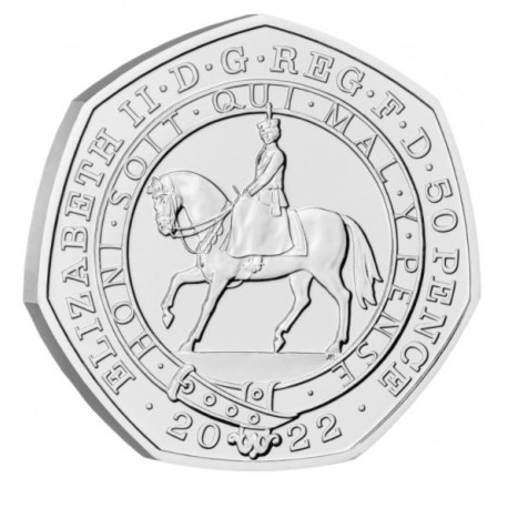 Royaume Uni 2022 - The Platinum Jubilee 50 pence
