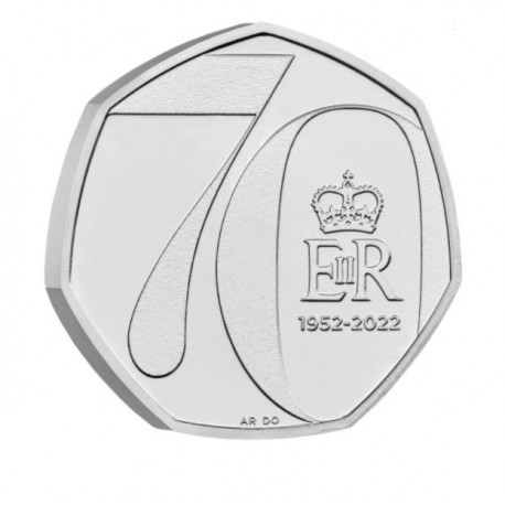 Royaume Uni 2022 - The Platinum Jubilee 50 pence