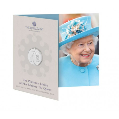 Royaume Uni 2022 - The Platinum Jubilee 50 pence