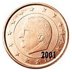 Belgique 5 Cents  2001