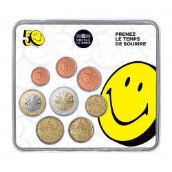 FRANCE 2022- MINISET monétaire - les 50 ans de Smiley