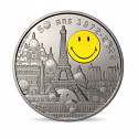 FRANCE 2022- Mini médaille Sous Blister - Jeunesse les 50 ans de Smiley