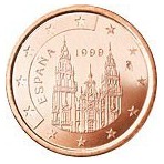 Espagne 5 Cents  1999