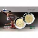 2 euros Finlande 2022 Ballet + Carte commémorative