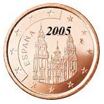 Espagne 5 Cents  2005
