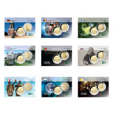 Série complète 2008 - 9 cartes commémoratives