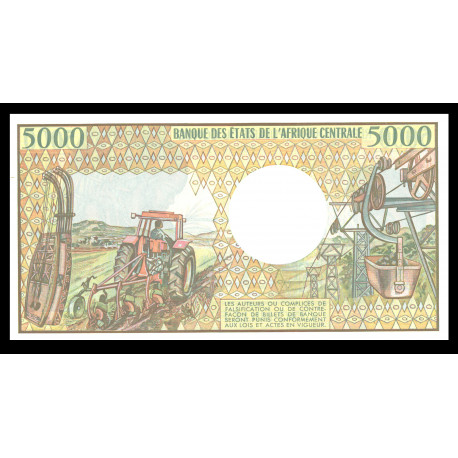 Congo - 5000 Francs 1984