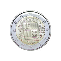 Andorre 2021 - 2€ Andorre 2021 UNC - Armoiries