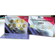 France 2001 - Dernier Coffret BU Francs