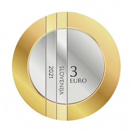 Slovénie série complète - 3 euros commémoratives