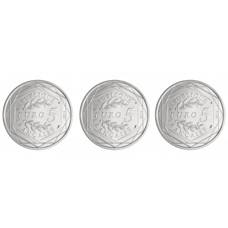 Série France 2013 - 5 euros Argent Les valeurs de la République