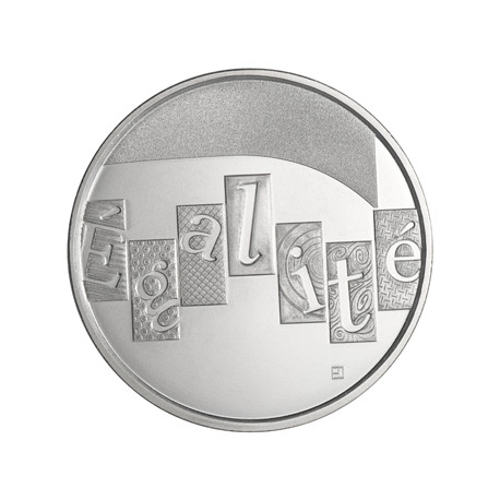 Série France 2013 - 5 euros Argent Les valeurs de la République