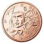 France 5 Cents  1999