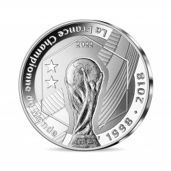 f22 Monnaie de Paris 2022 x FIFA – 10€ Argent BE - Coupe du Monde FIFA Qatar 2022 f22