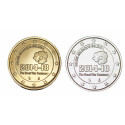 2 euros Belgique 2014 - Guerre dorée+argentée