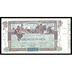 5000 Francs - Flameng - 1918 - Belle qualité