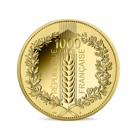 INV250 Monnaie de Paris 2022 – 1000€ BU OR Blé INV250