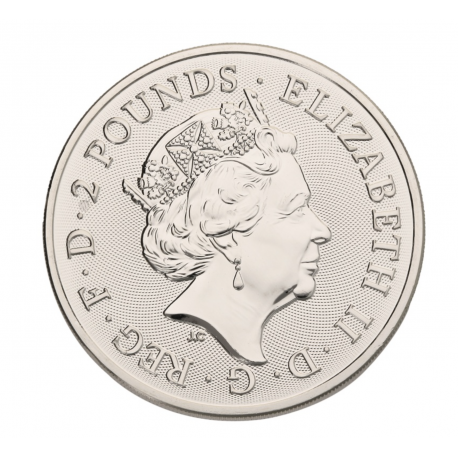 Royaume Uni 2022 –Les Armoiries Royales ARGENT de 1 once 