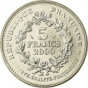 5 Francs 2000 Charlemagne 5 Francs 2000 Charlemagne
