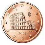 Italie 5 Cents  2002
