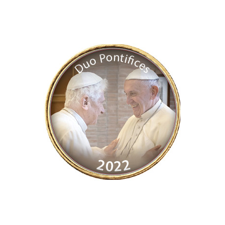 Papes François et Benoît 2022 - 50 cents commémoratif - La succession