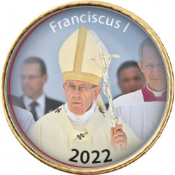 Vatican - 50 cents - Pape François - Procession 2022