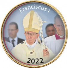 Pape François 2022 - 50 cents commémoratif - Procession
