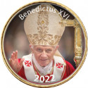 Pape Benoît XVI 2022 - 50 cents commémoratif - La Bénédiction