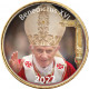 Pape Benoît XVI 2022 - 50 cents commémoratif - La Bénédiction