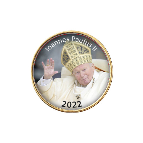 Pape Jean Paul II - 50 cents commémoratif - Le Salut
