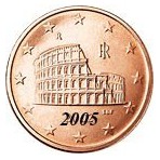 Italie 5 Cents  2005