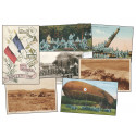 Lot de 20 cartes postales militaires 1914-1945