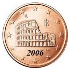 Italie 5 Cents  2006