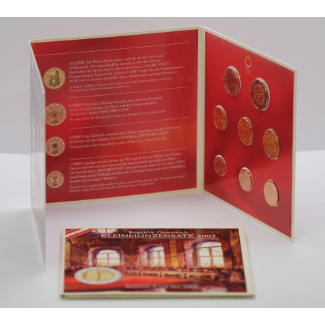 Autriche 2005 - Coffret euro BU
