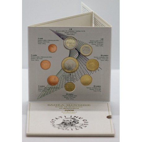 Slovénie 2008 - Coffret euro BU