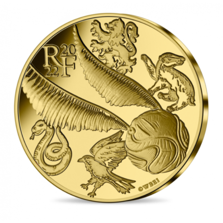 Monnaie de Paris 2022- Harry Potter - 50€ Or